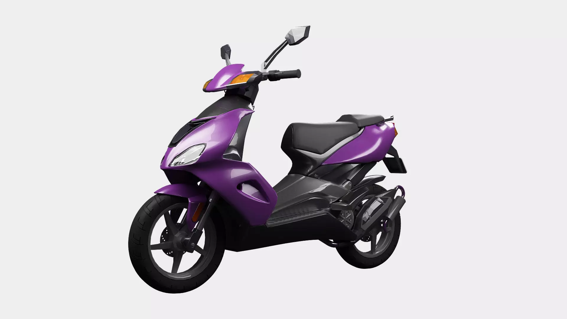 Violet Motorcycle 3D model