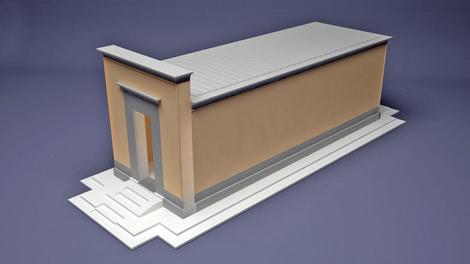 Egypt Temple Hatshepsut hapel 3D print model