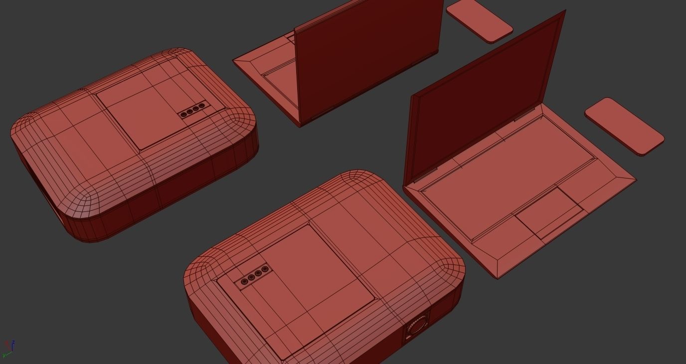 CARTOON OFFICE MAN  3D model_16