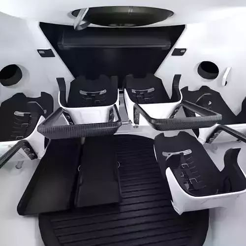 Spacex shuttle interior