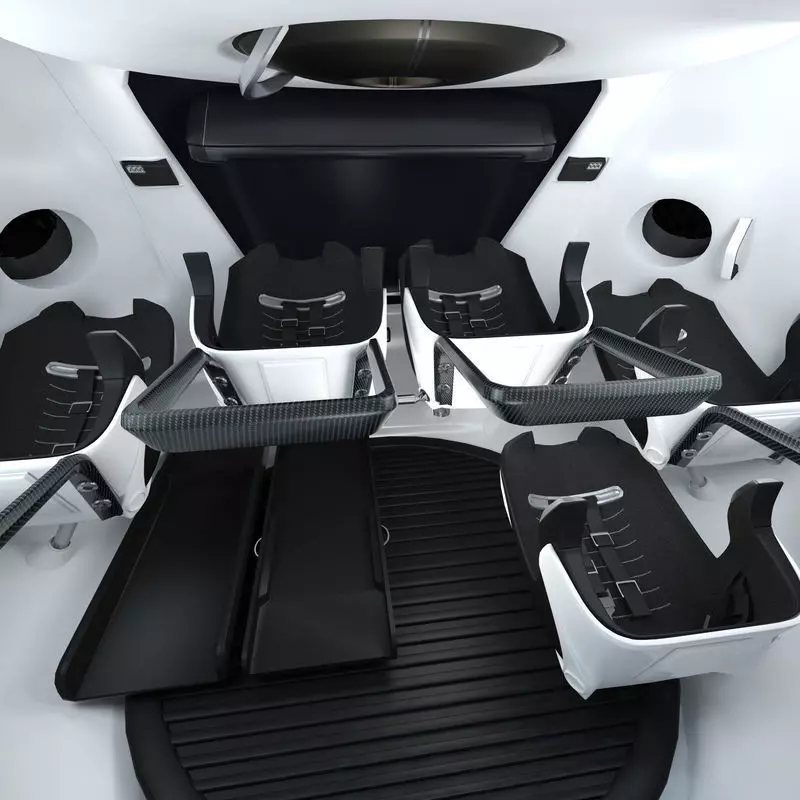 Spacex shuttle interior 3D model_0