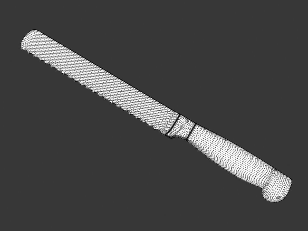 Knives Collection fork 3D model_20