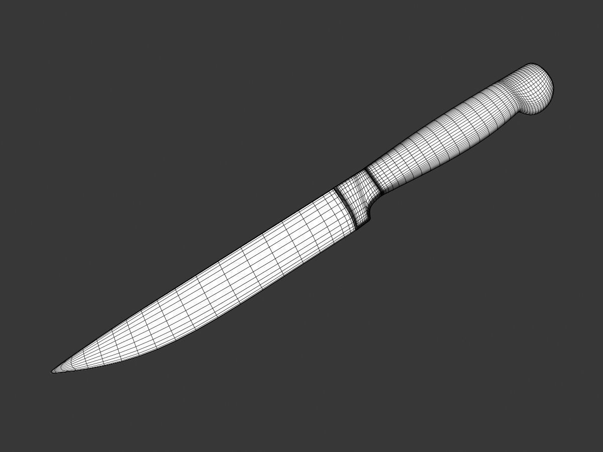 Knives Collection fork 3D model_11