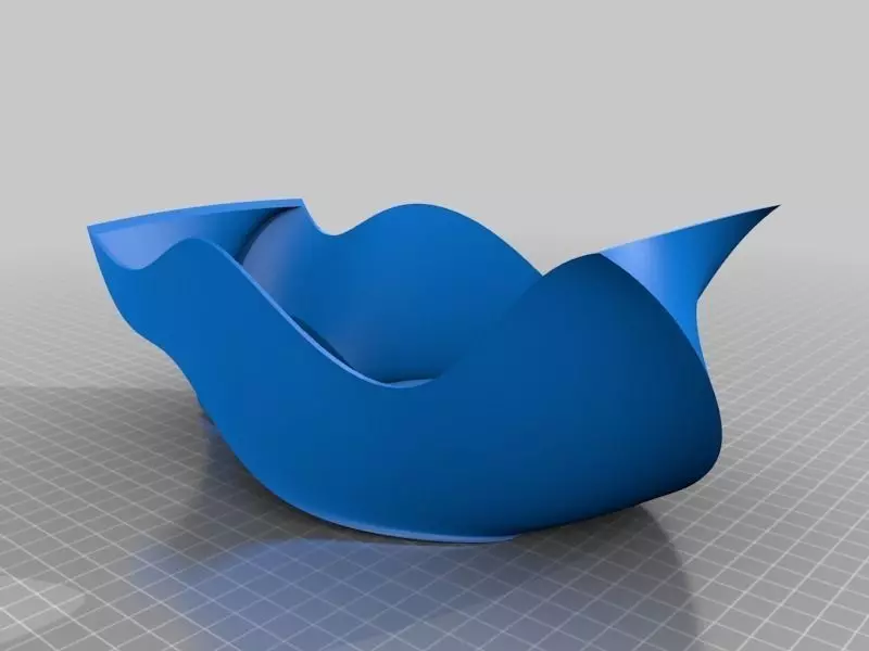 Waved Bowl Free 3D print model_0