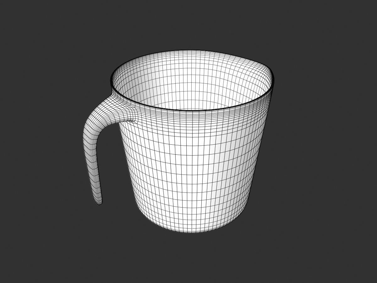 Measuring Cup 3D model_4