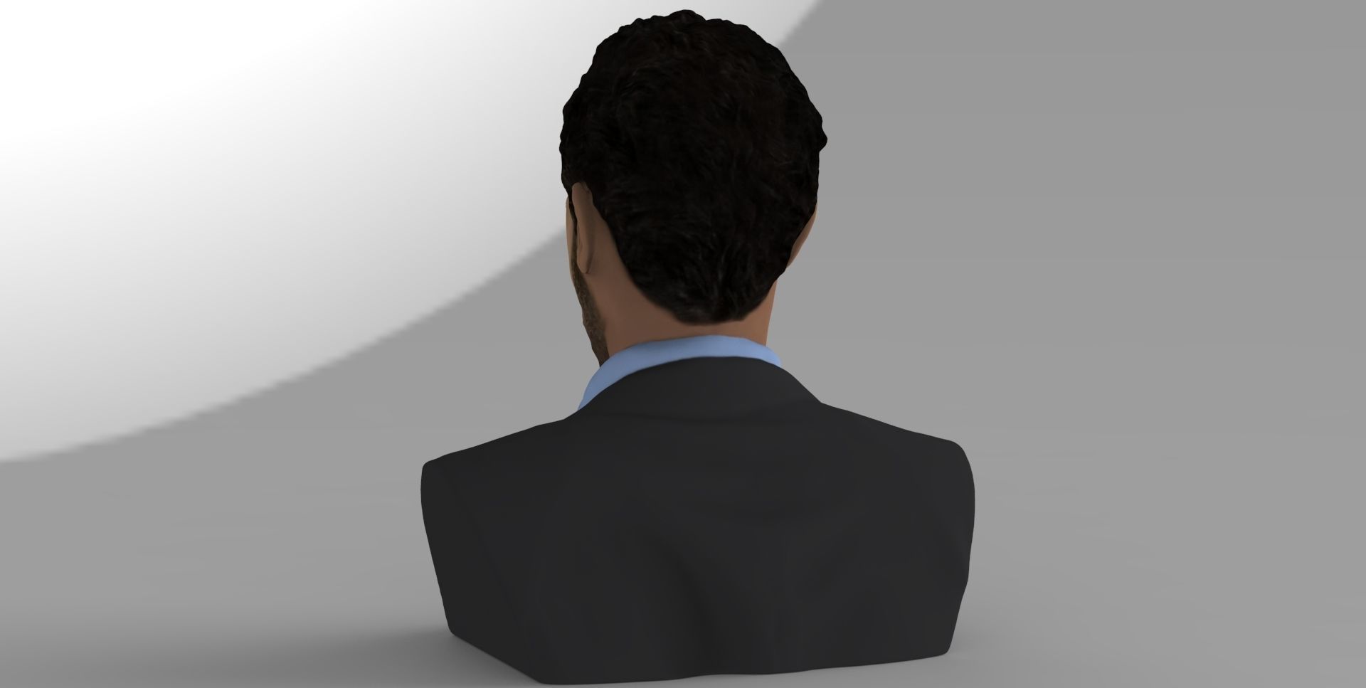 MD Gregory House bust ready for full color 3D printing 3D print model_5
