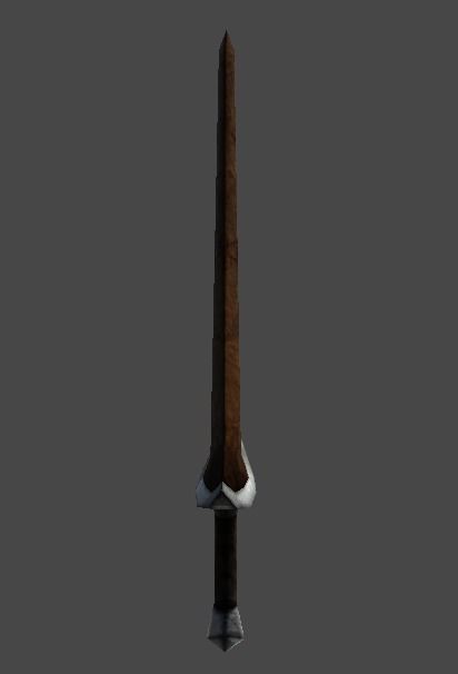Short Sword2 Low-poly 3D model_8
