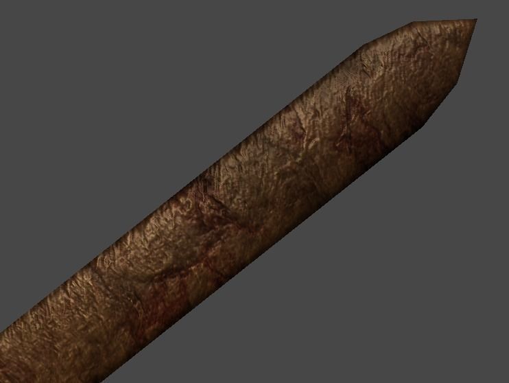 Short Sword2 Low-poly 3D model_5