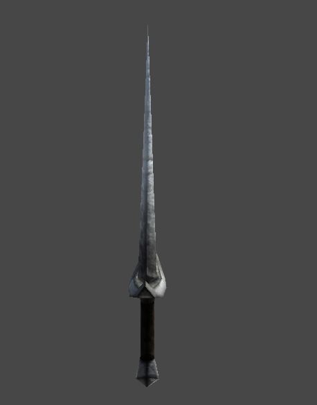 Short Sword2 Low-poly 3D model_10