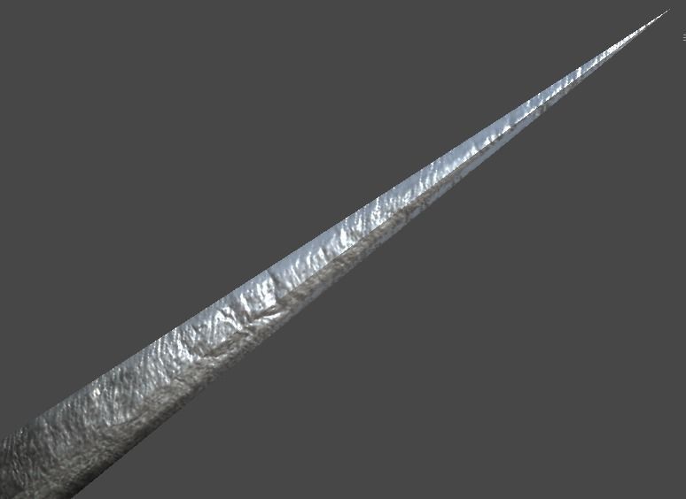 Short Sword2 Low-poly 3D model_2
