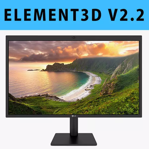 E3D - LG UltraFine 5K Display 3D model 3D model_0