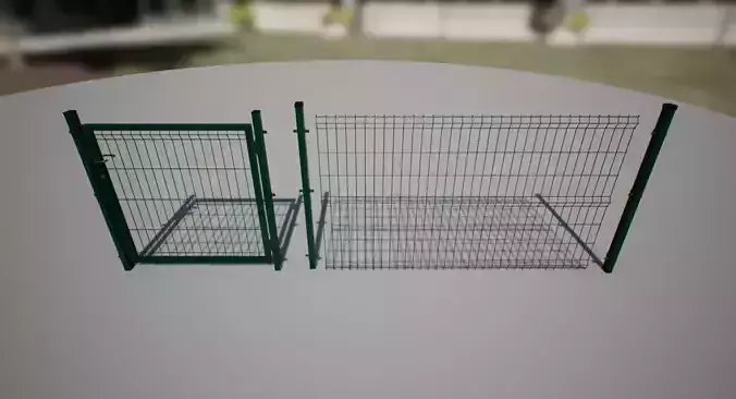 Modular Fence asset game-ready