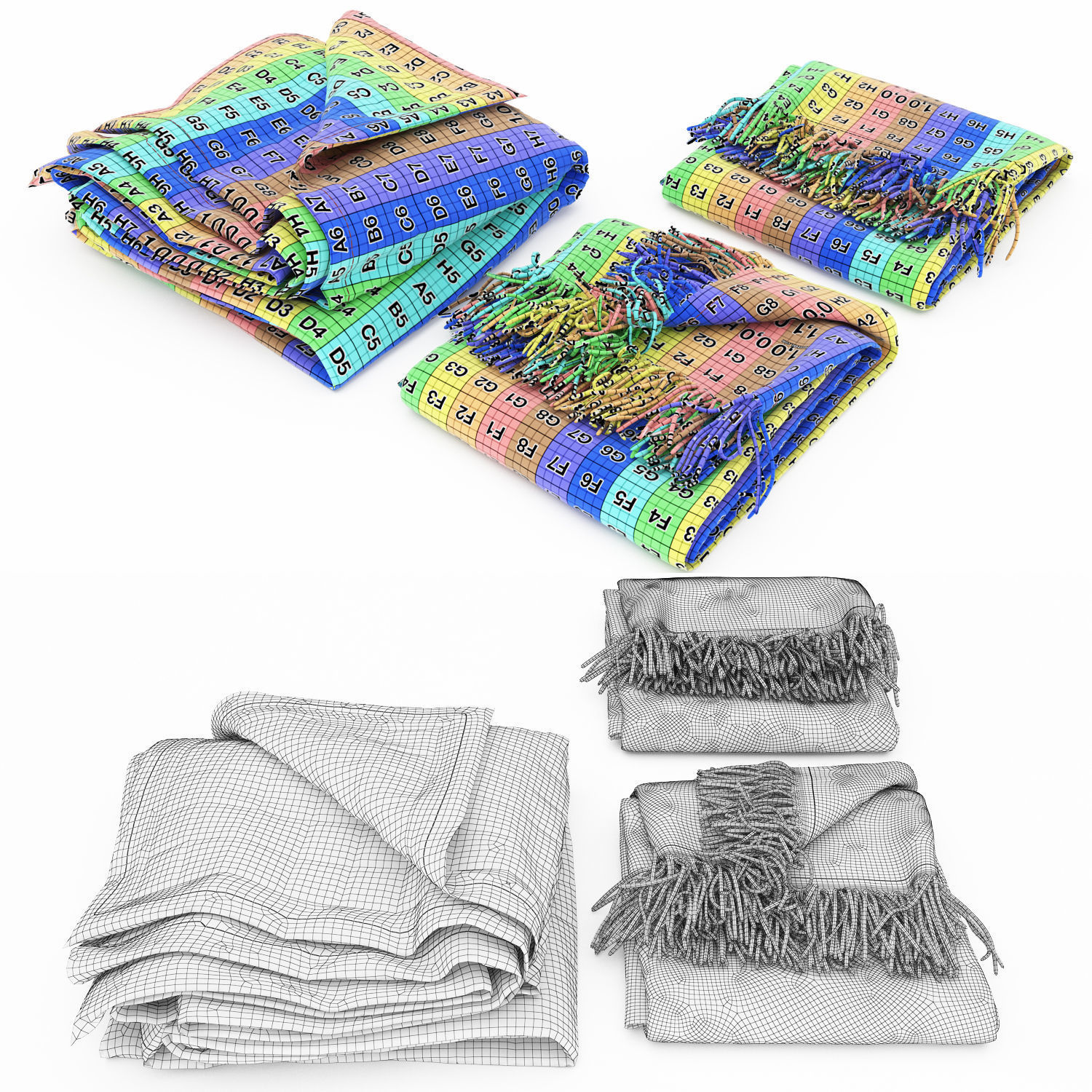 Blanket collection 04 3D model_12