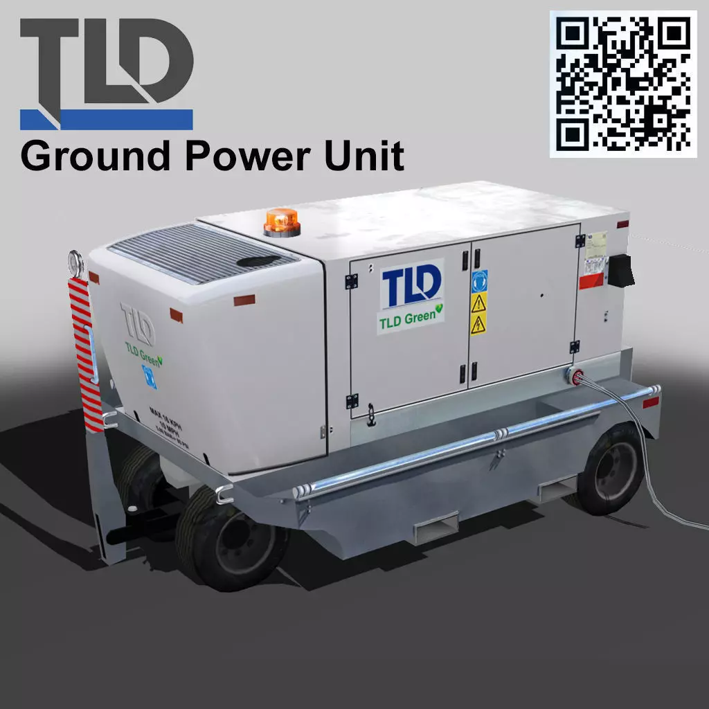 TLD Ground Power Unit Low-poly 3D model_0