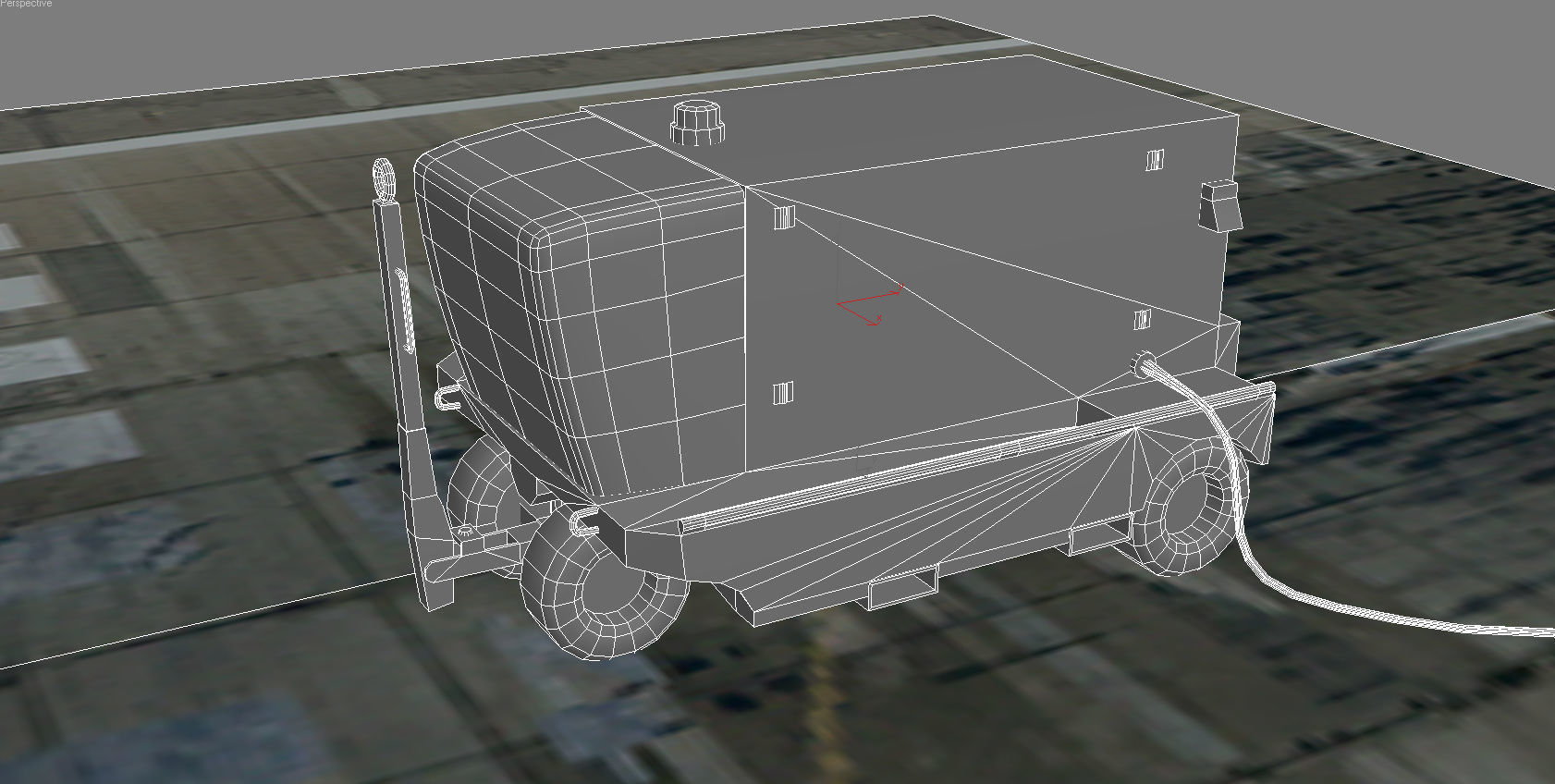 TLD Ground Power Unit Low-poly 3D model_7