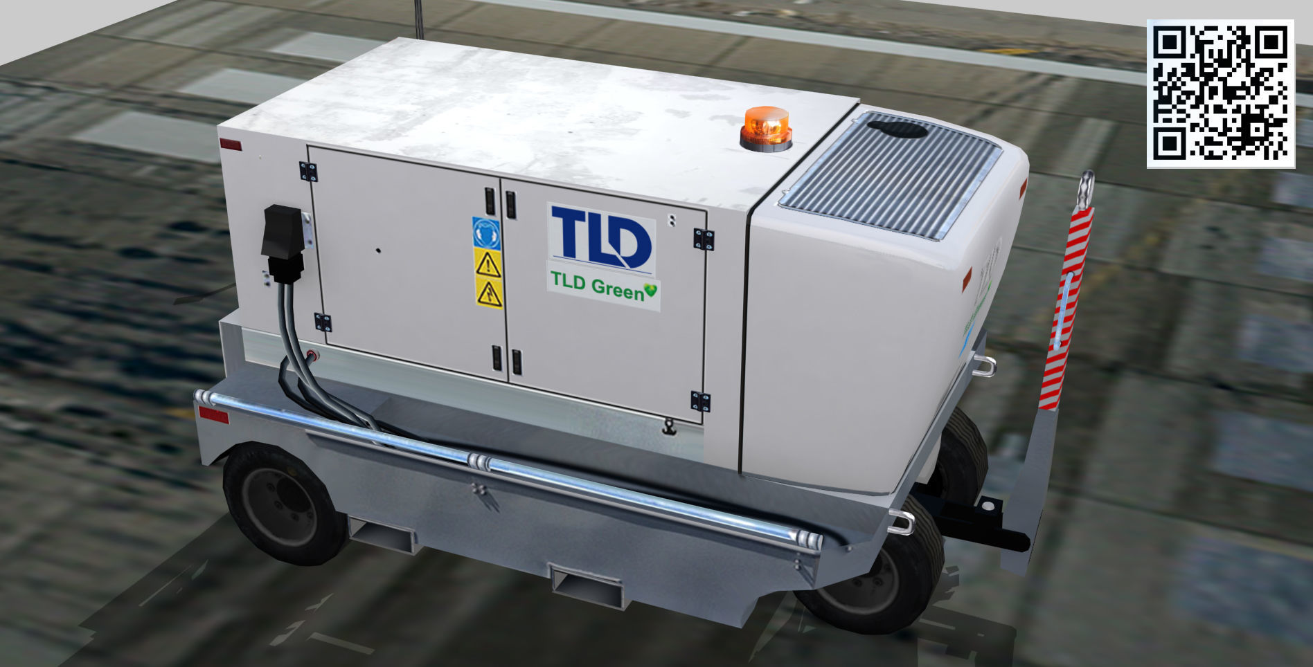 TLD Ground Power Unit Low-poly 3D model_1