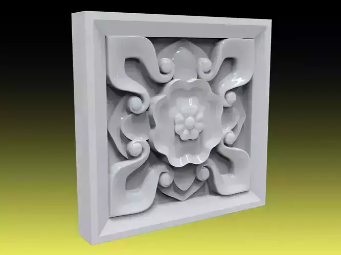 Rosette 033 3D print model