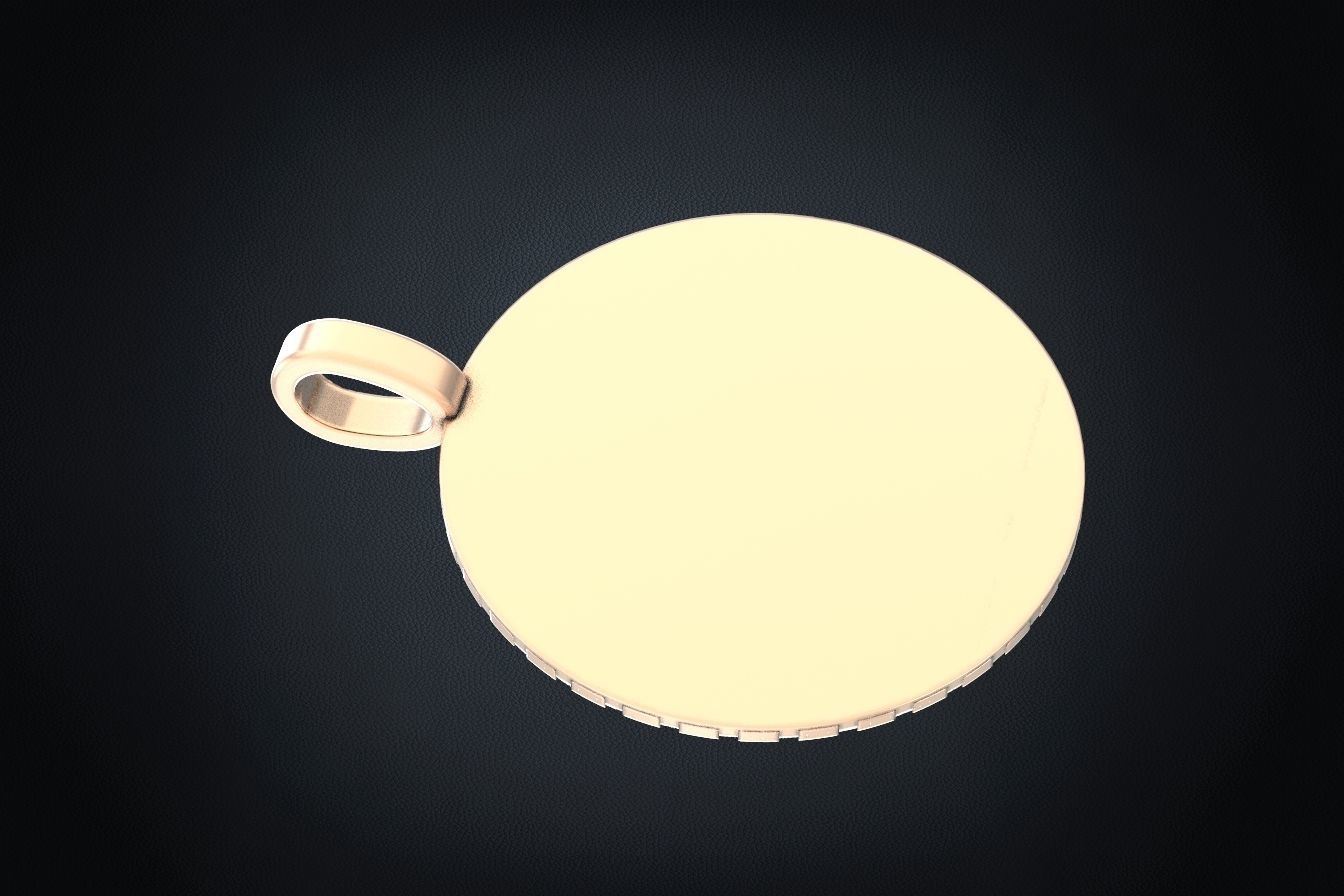 Pendant symbol of Mercedes AMG 281 3D print model_4