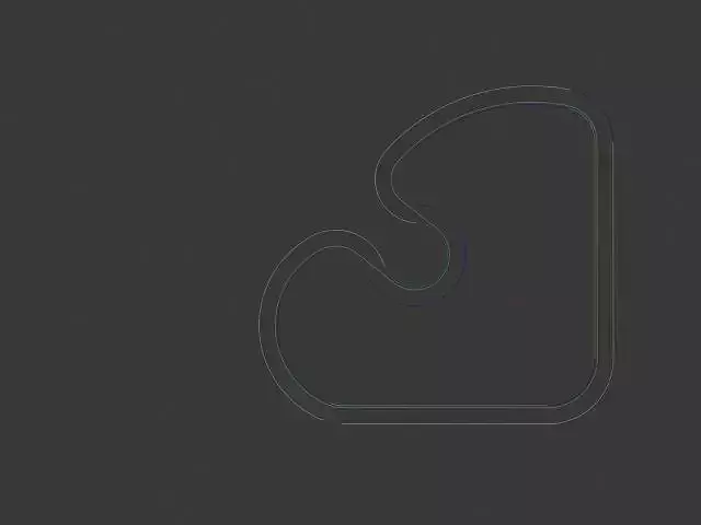 Trajectory heart 3D model