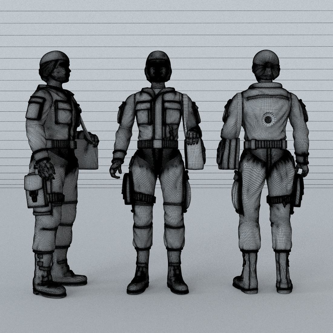 Soilder Toy Medic 3D print model_4