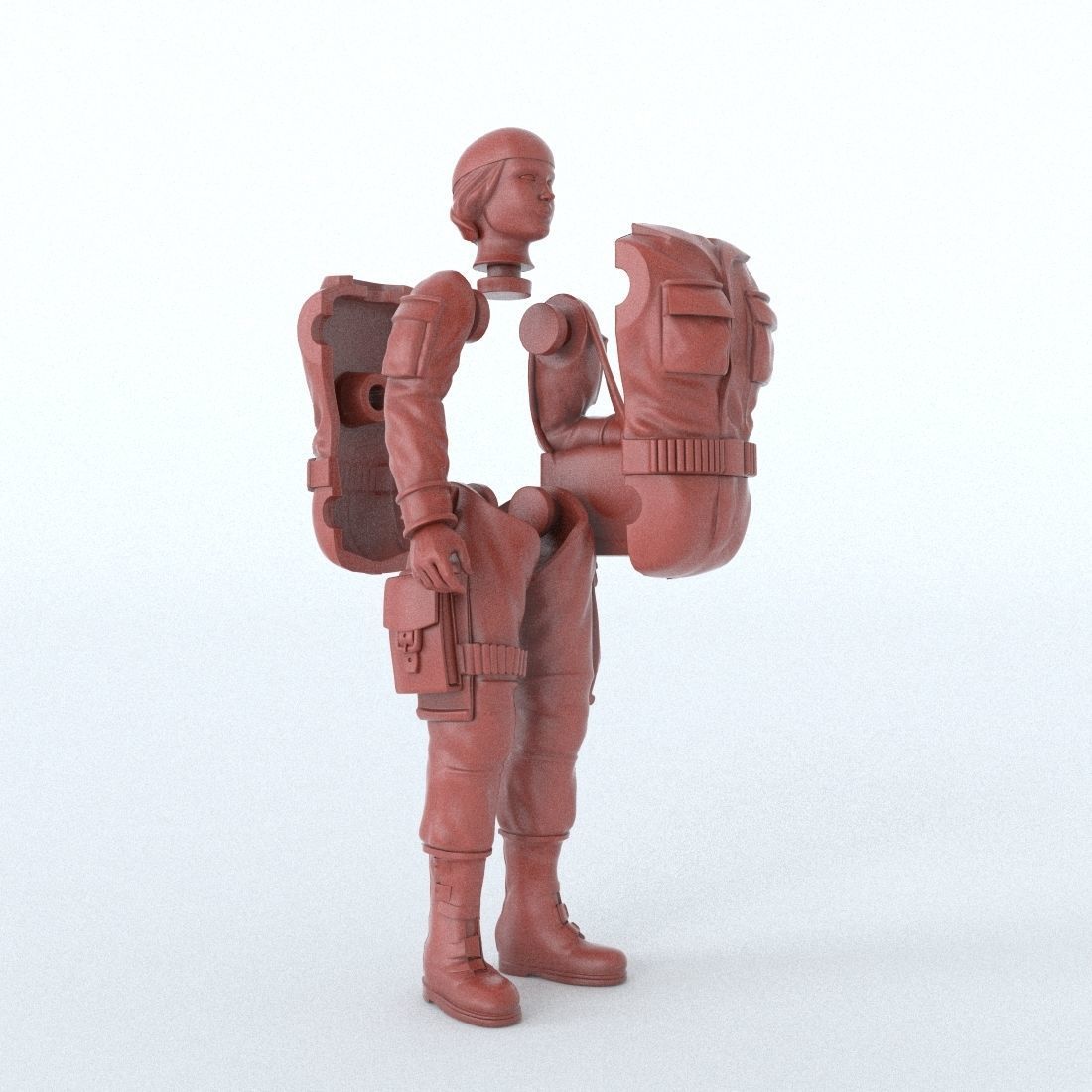 Soilder Toy Medic 3D print model_1