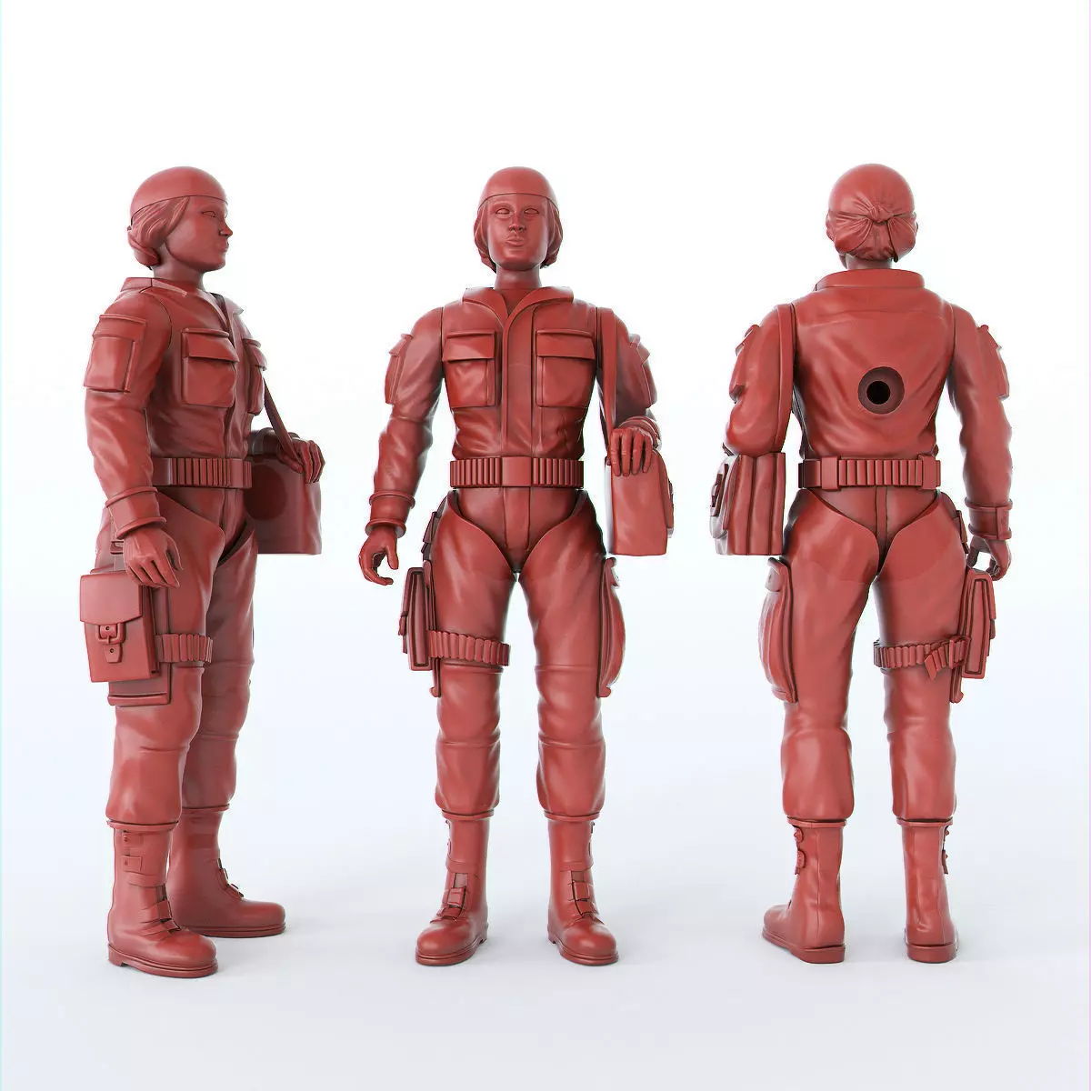 Soilder Toy Medic 3D print model_0