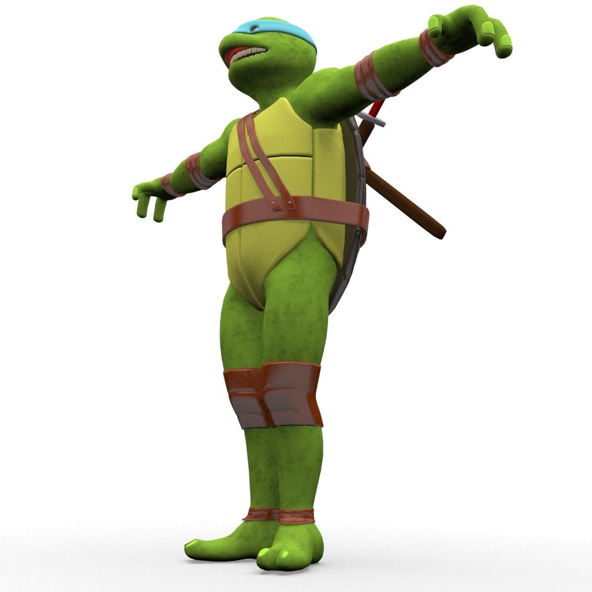 Teenage Mutant Ninja Turtles - Leonardo 3D model_1