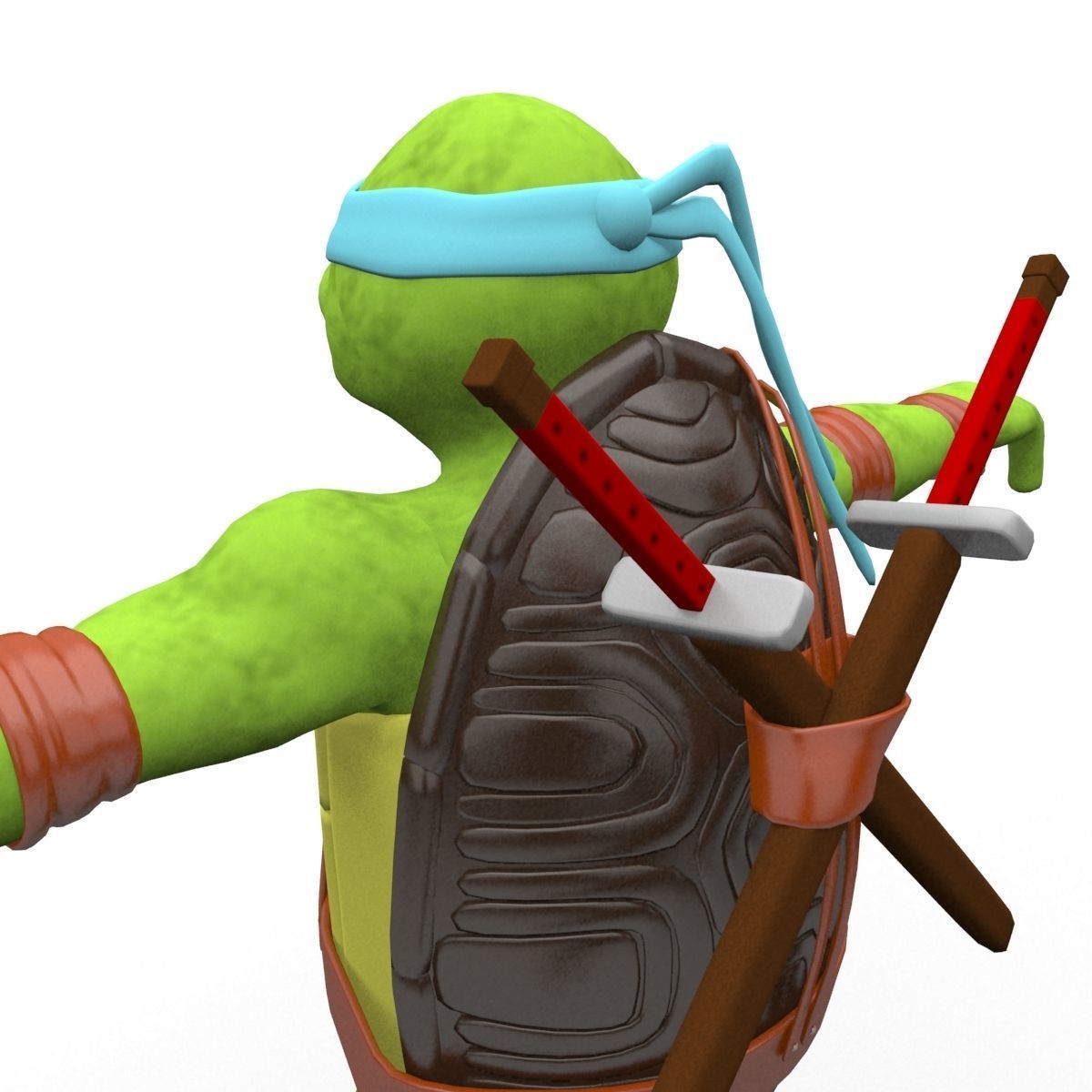 Teenage Mutant Ninja Turtles - Leonardo 3D model_6