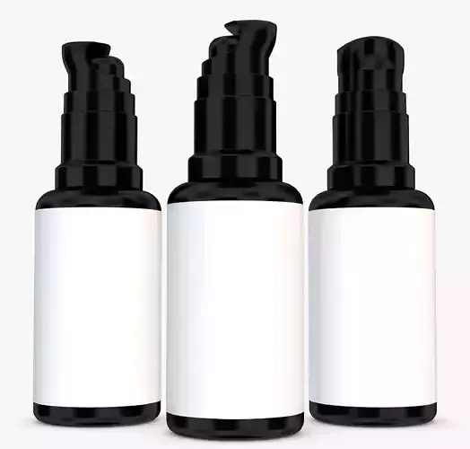 Blank Cosmetic Bottle 3D model
