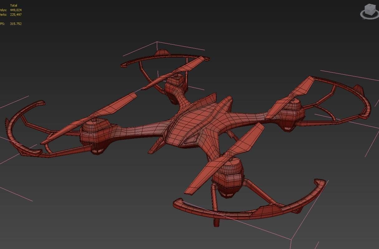 Drone Collection Set 9in1 3D model_23