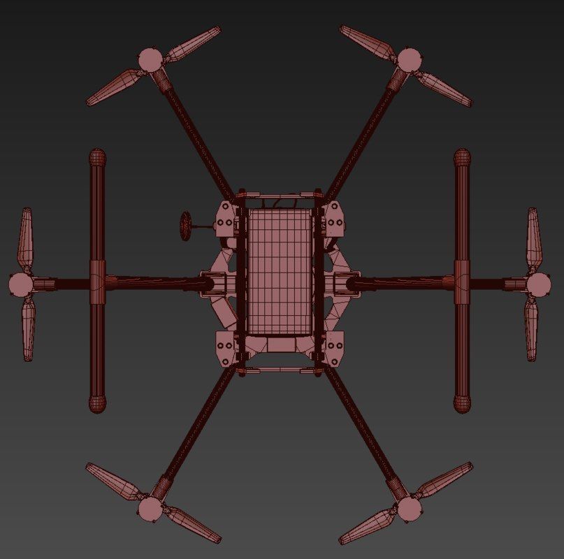 Drone Collection Set 9in1 3D model_24