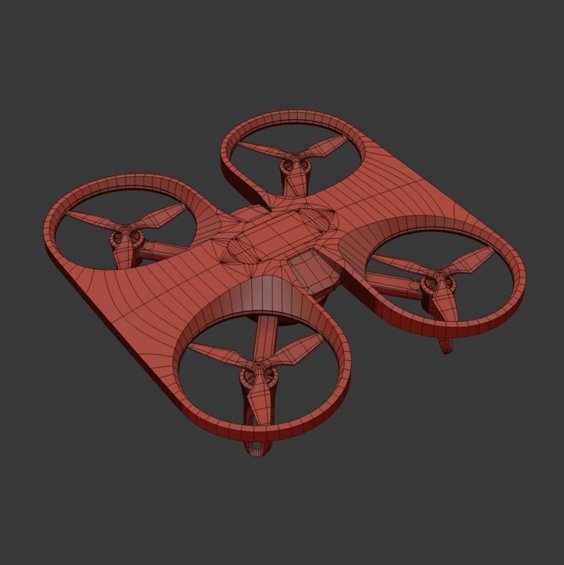 Drone Collection Set 9in1 3D model_21