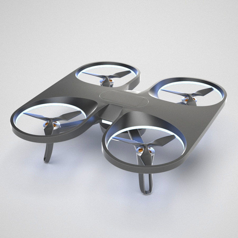 Drone Collection Set 9in1 3D model_6