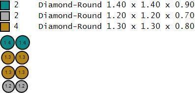 Diamond Bail for small chains 5mm X 3mm 3D print model_9