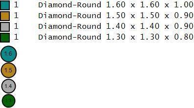 Diamond Bail for small chains 5mm X 3mm 3D print model_8