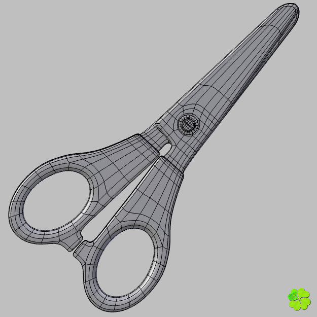 School scissor rigged low poly  Low-poly 3D model_10