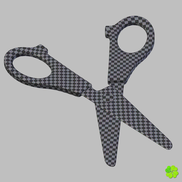 School scissor rigged low poly  Low-poly 3D model_31