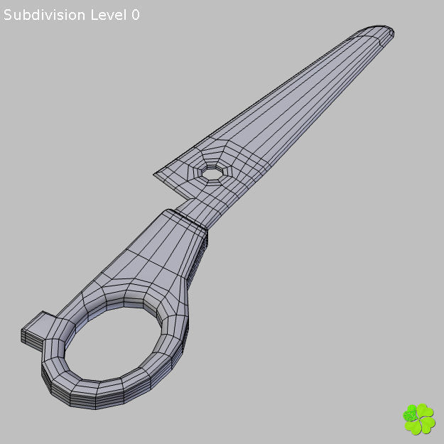 School scissor rigged low poly  Low-poly 3D model_23