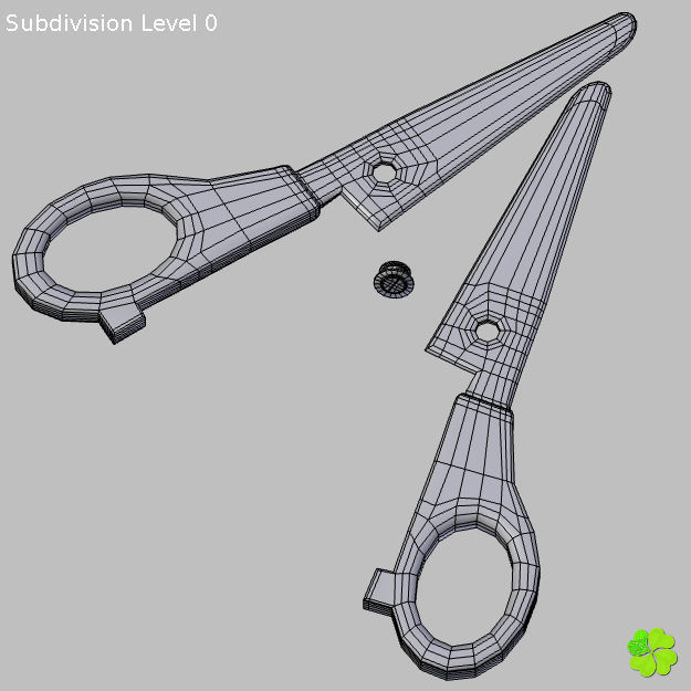 School scissor rigged low poly  Low-poly 3D model_15
