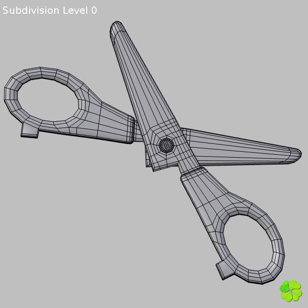 School scissor rigged low poly  Low-poly 3D model_25