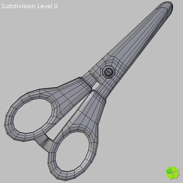 School scissor rigged low poly  Low-poly 3D model_11