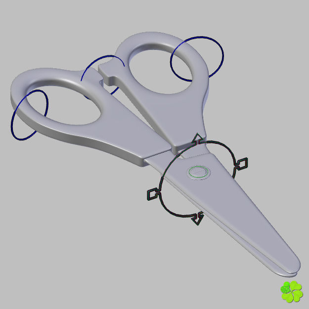 School scissor rigged low poly  Low-poly 3D model_28