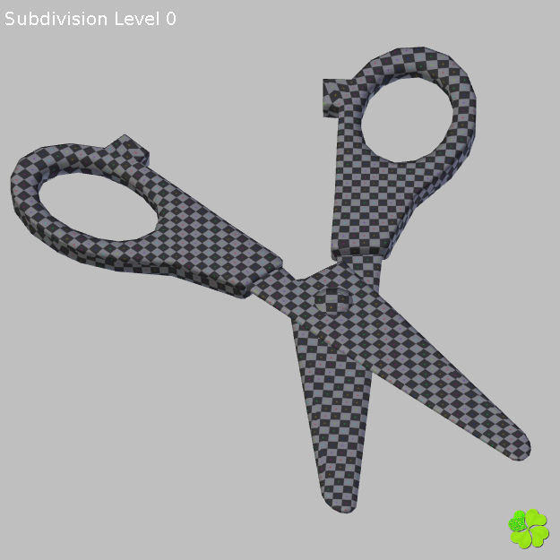 School scissor rigged low poly  Low-poly 3D model_32
