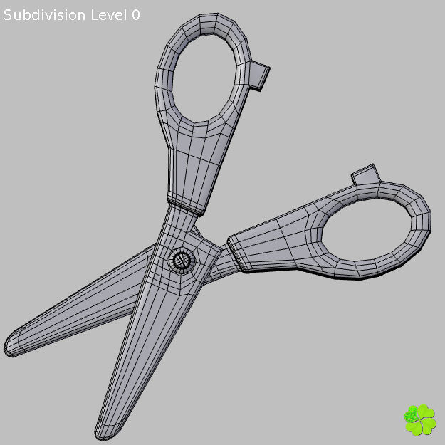 School scissor rigged low poly  Low-poly 3D model_13