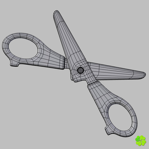 School scissor rigged low poly  Low-poly 3D model_24