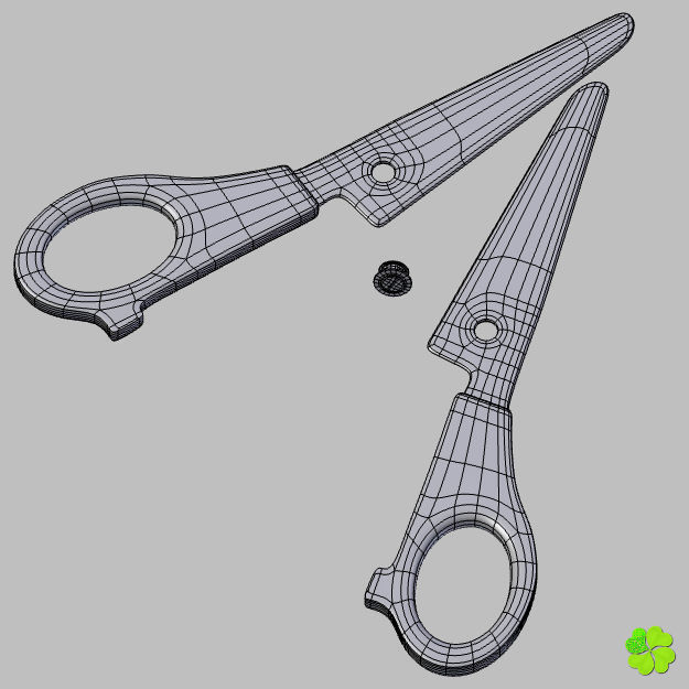 School scissor rigged low poly  Low-poly 3D model_14