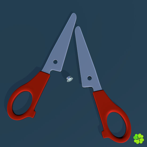 School scissor rigged low poly  Low-poly 3D model_7