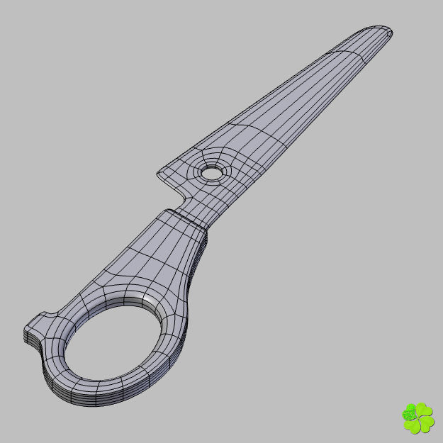 School scissor rigged low poly  Low-poly 3D model_22