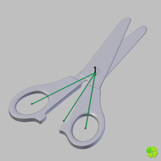 School scissor rigged low poly  Low-poly 3D model_29