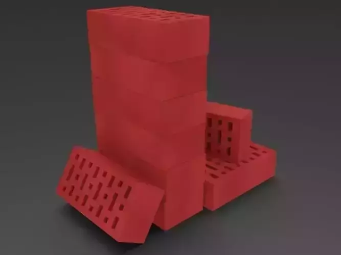 Brick Stack 3D model